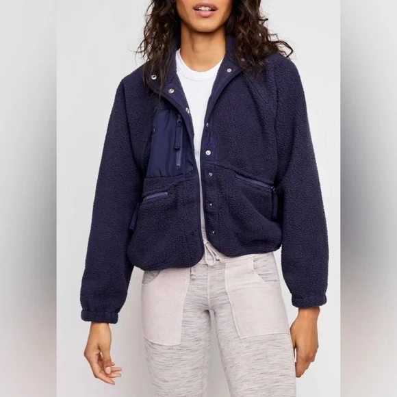 Fp movement by Free People women’s hit the slopes fleece jacket size large - Picture 2 of 12